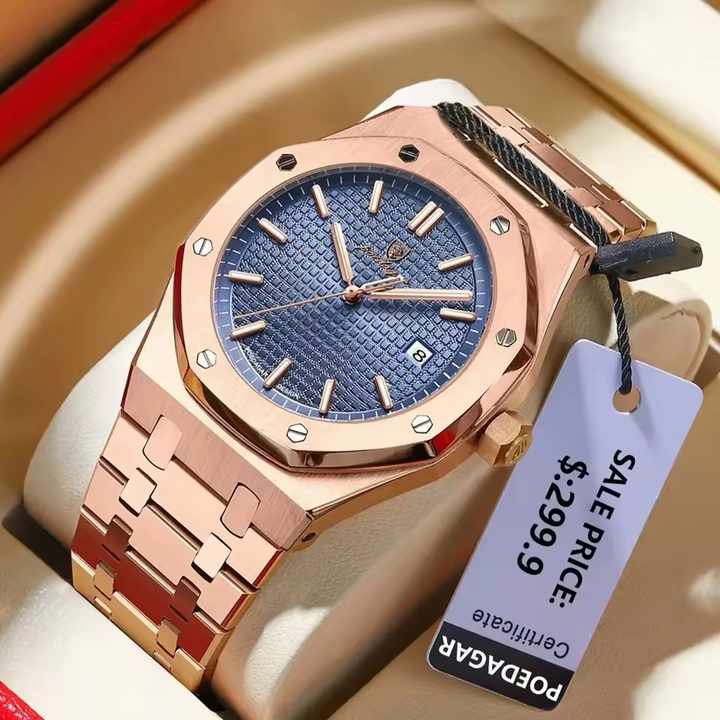 Sleek Luminous Men's Casual Watch™